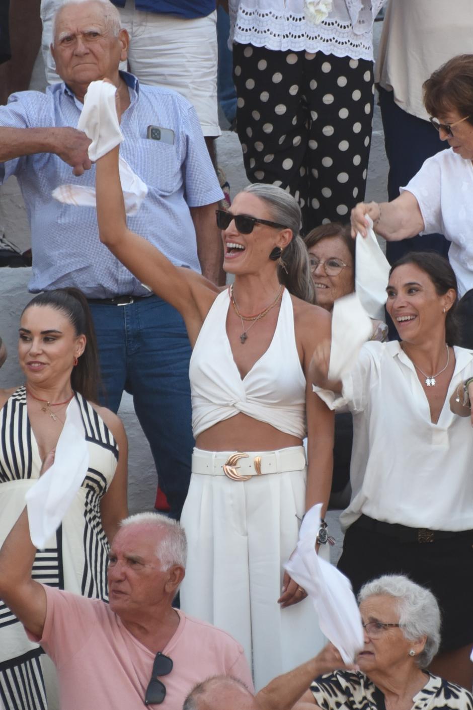 during the bullfight of Miguel Escribano in Tarifa, August 25, 2024