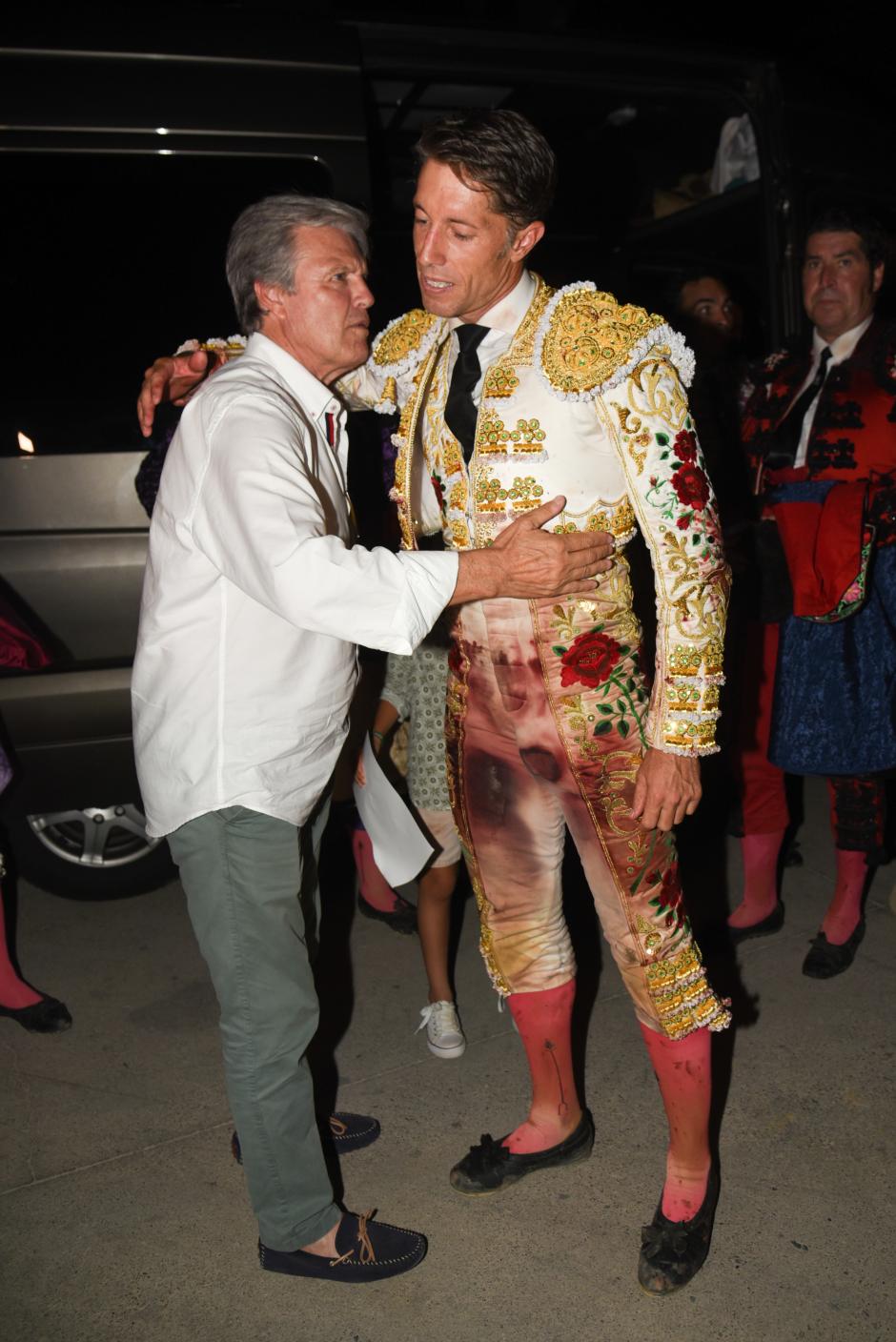 during the bullfight of Miguel Escribano in Tarifa, August 25, 2024