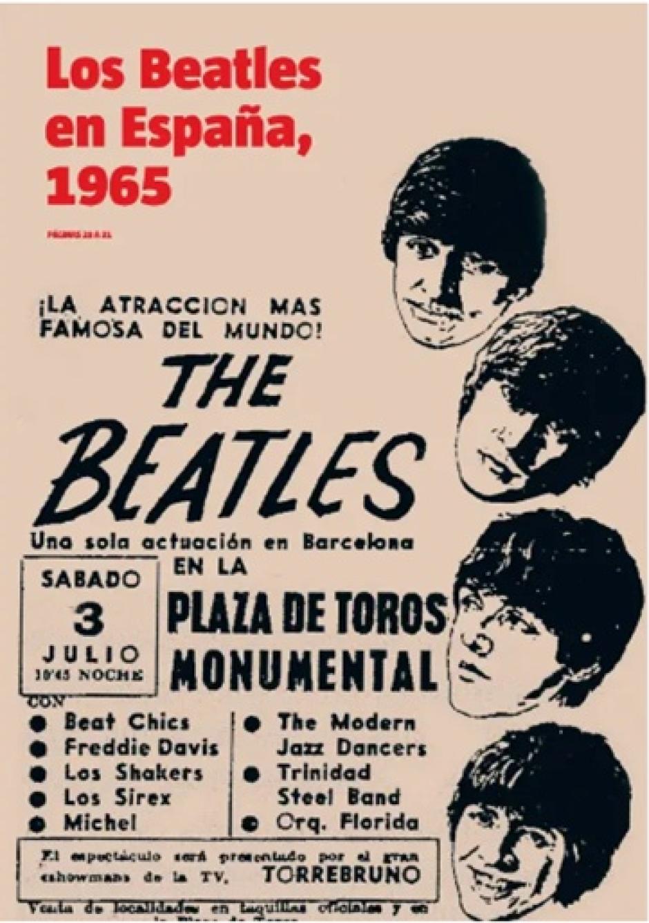 Cartel anunciador de The Beatle en Las Ventas