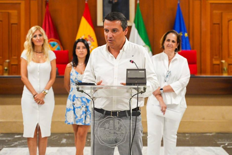 Lourdes Morales, Cintia Bustos, José María Bellido y Blanca Torrent