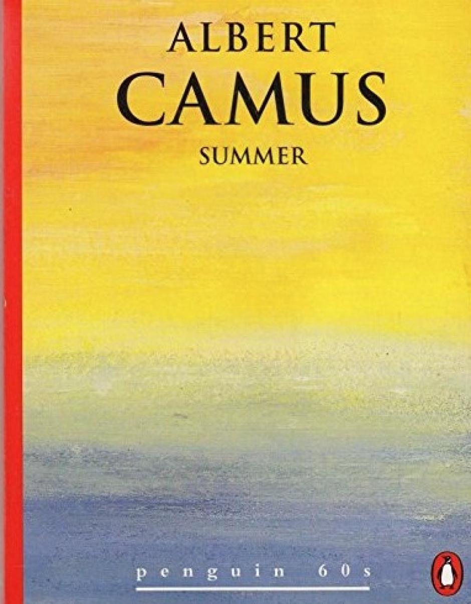 El verano de Albert Camus