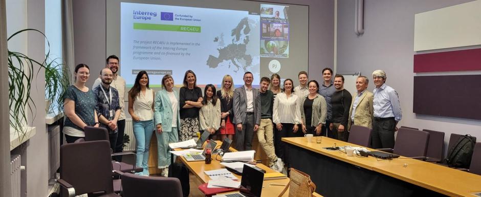 Representantes de los países de la Unión Europea participantes en el proyecto REC4EU, en un encuentro en Finlandia