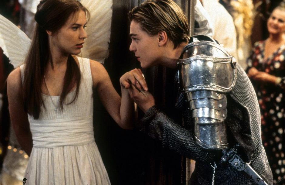 Claire Danes y Leonardo DiCaprio en 'Romeo+Julieta'