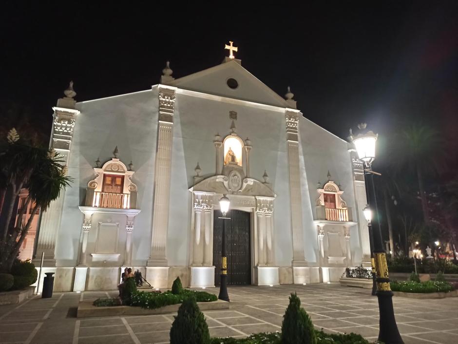 Santuario de Santa María de África, en el centro de Ceuta