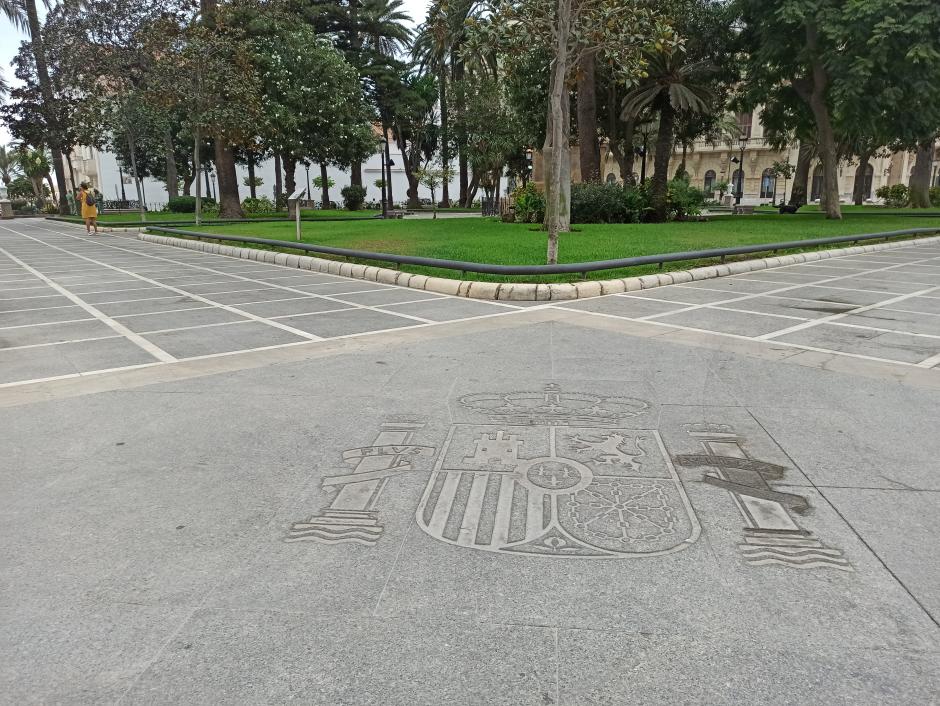 Parque de la plaza de África, en pleno corazón de Ceuta