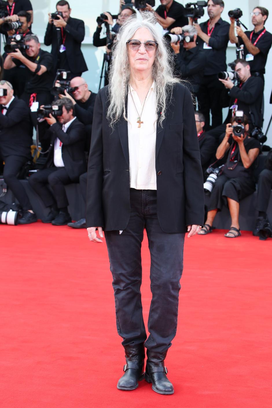 Singer Patti Smith attending opening Ceremony and 'Beetlejuice Beetlejuice' premiere, 81st Venice International Film Festival, Italy - 28 Aug 2024