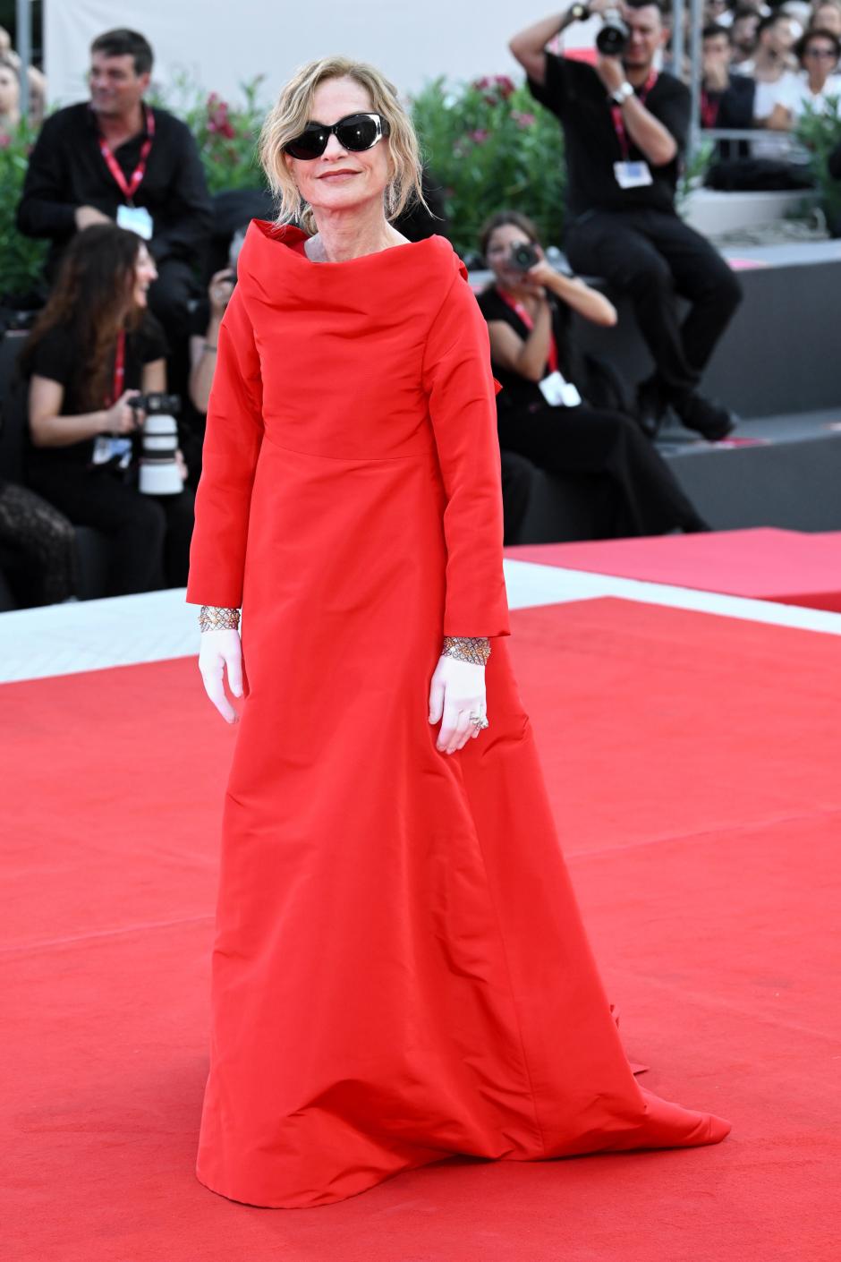 Actress Isabelle Huppert attending opening Ceremony and 'Beetlejuice Beetlejuice' premiere, 81st Venice International Film Festival, Italy - 28 Aug 2024