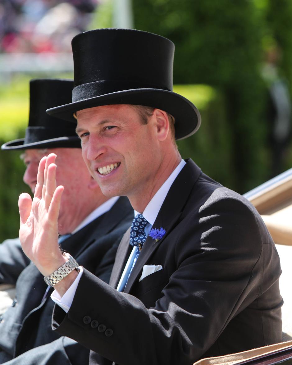 Prince William of Wales during day two of Royal Ascot on June 19, 2024.