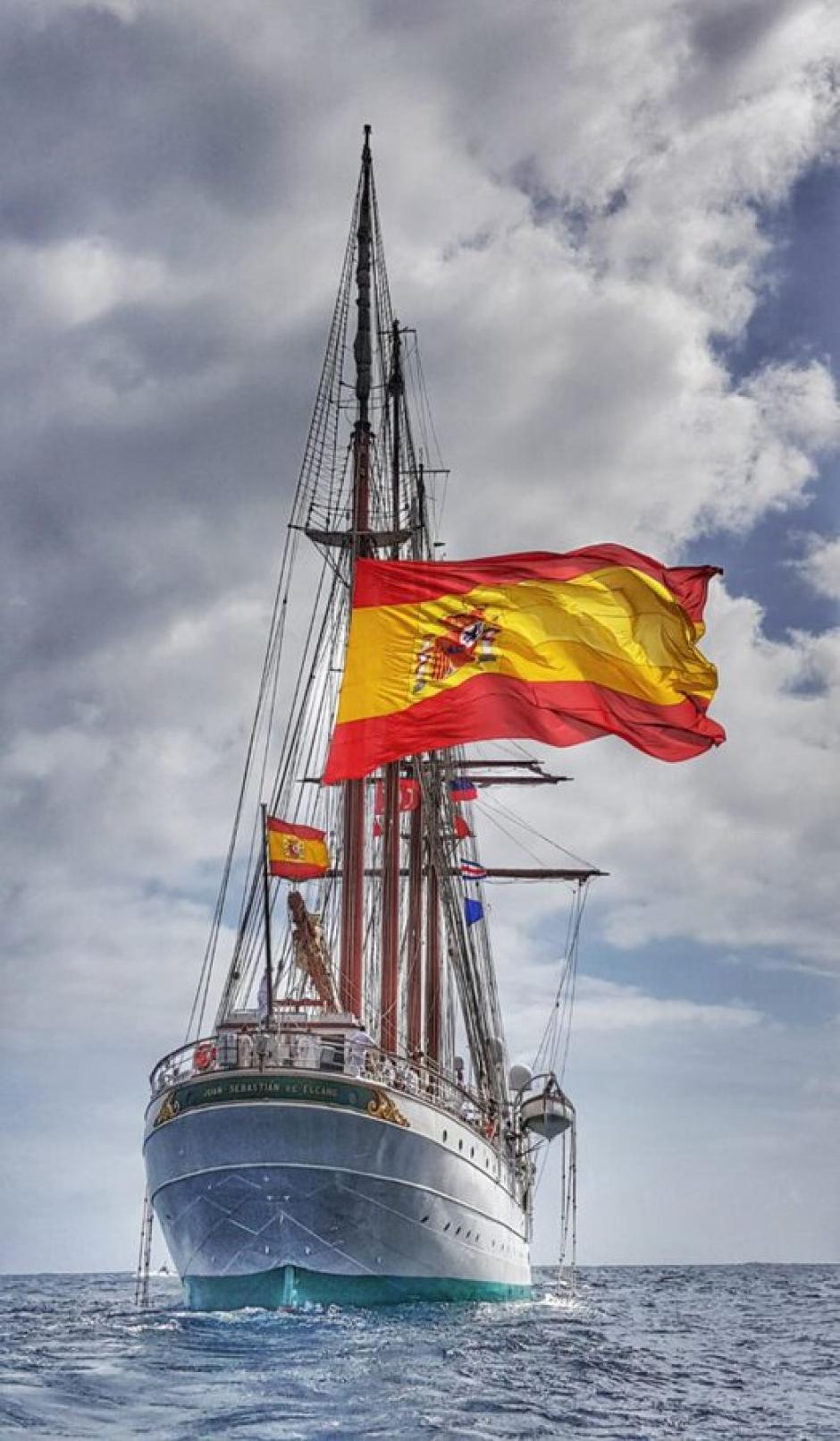 El buque Juan Sebastián de Elcano se dirige a Barcelona, donde estará abierto al público del 8 al 14 de septiembre