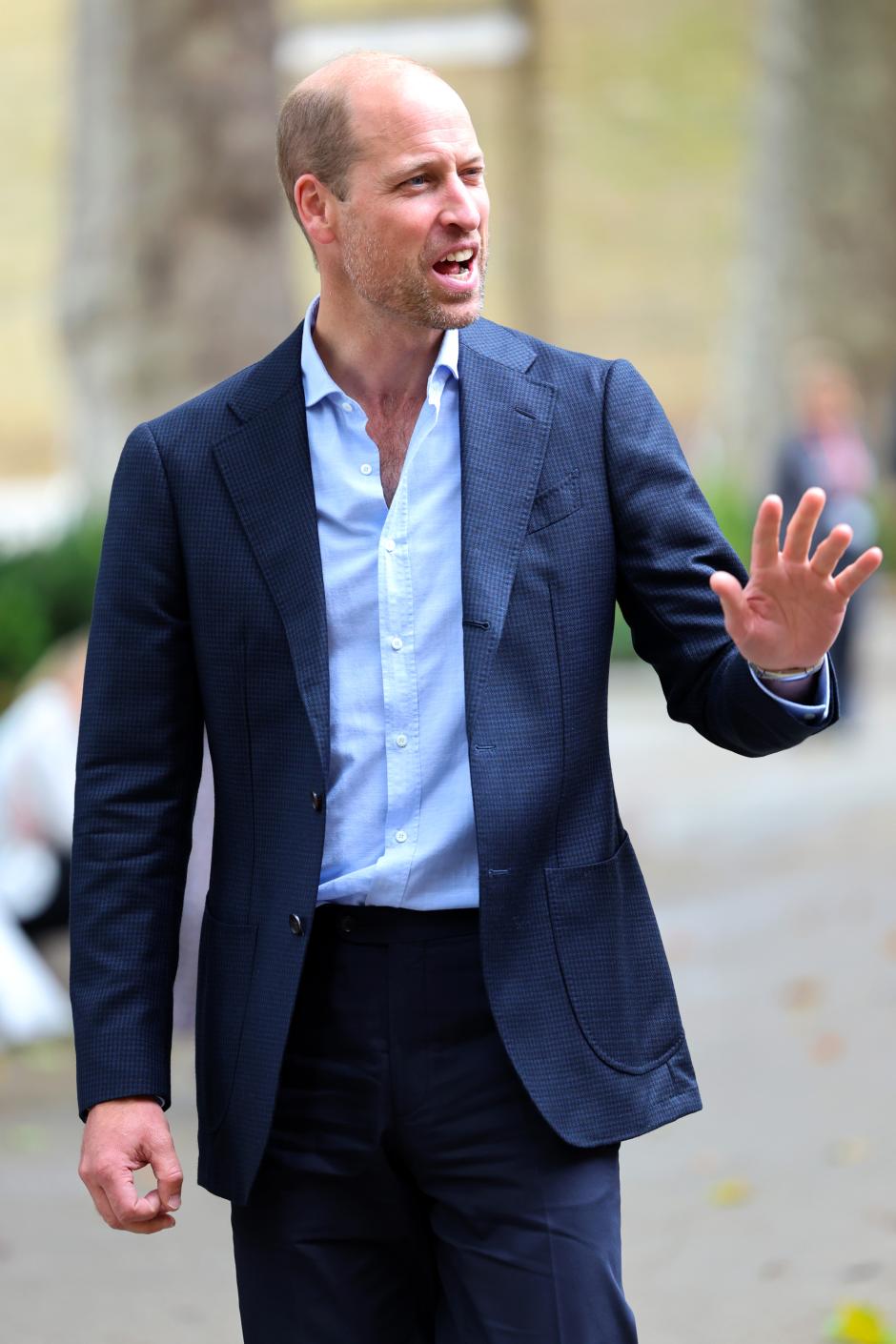 Prince William attends the "Homelessness: Reframed" exhibition at the Saatchi Gallery, London, UK, on the 5th September 2024