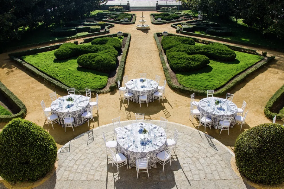 Vistazo del jardín de los Duques de Pastrana