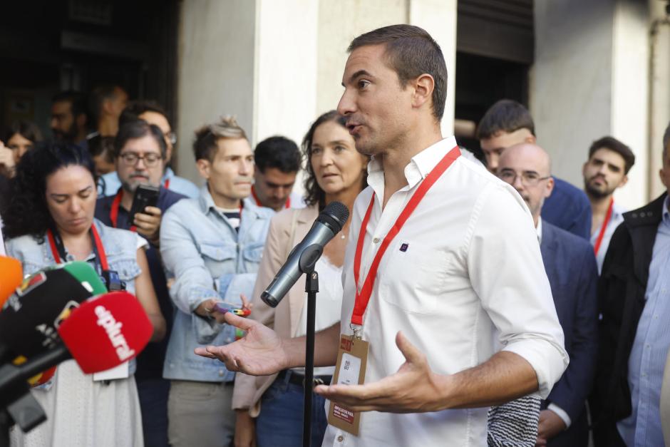 El líder de los socialistas madrileños, Juan Lobato