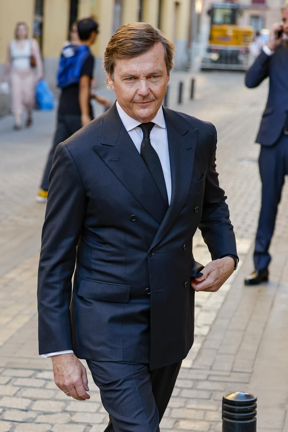 during funeral of Juan Gomez Acebo in Madrid on Sunday, 8 September 2024.