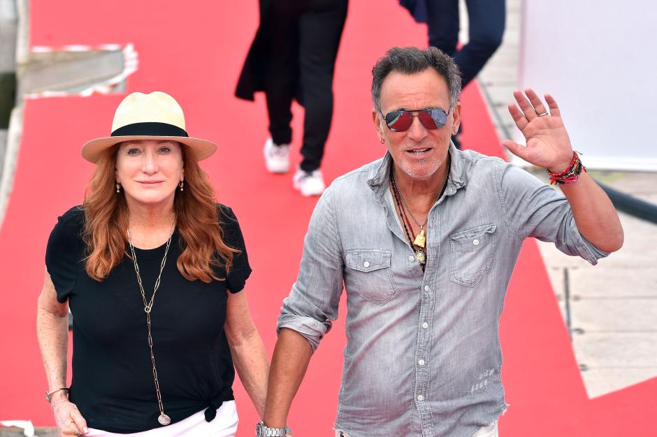 Singer Bruce Springsteen y  Patti Scialfa  en 2017