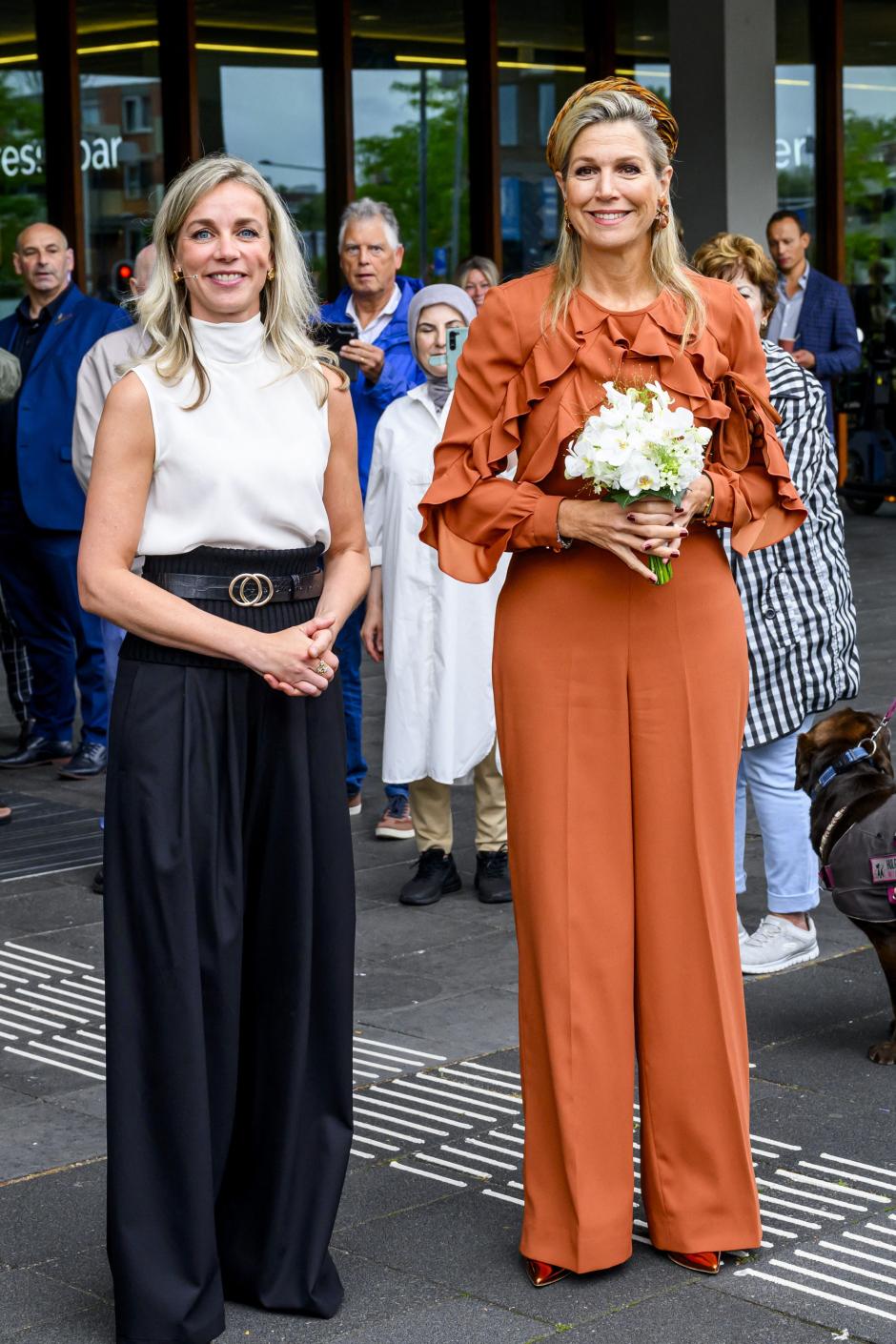 Point de Vue Out
Mandatory Credit: Photo by Shutterstock (14709588q)
Queen Maxima during the opening of outpatient clinic of the Dutch Endometriosis Clinic of the Reiner de Graaf Hospital in Delft.
Queen Maxima opens part of Reiner de Graaf Hospital, Delft, The Netherlands - 10 Sep 2024 *** Local Caption *** .