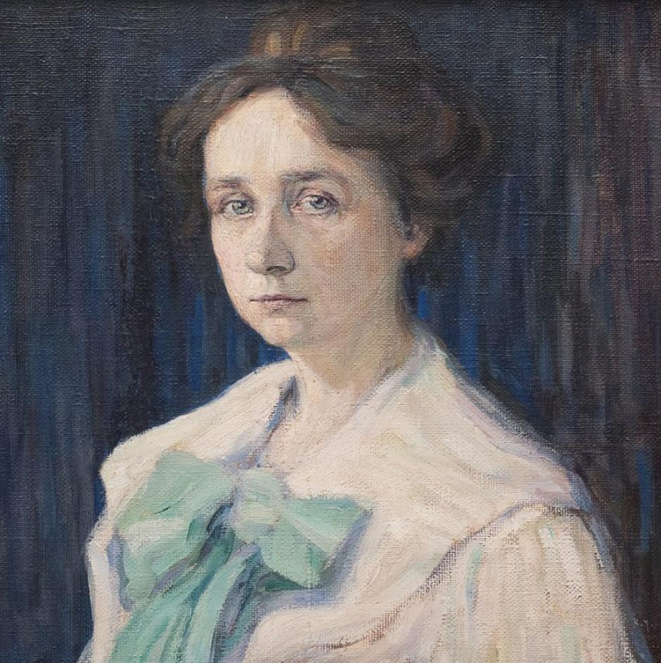 Retrato de Gabriele Münter (1905) de Vasili Kandinsky