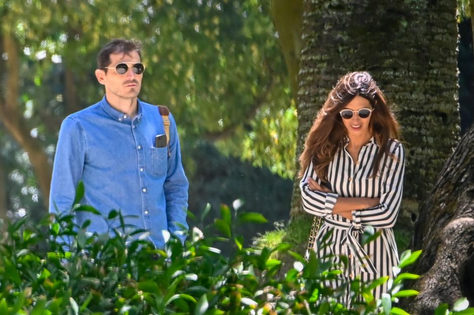 Soccerplayer Iker Casillas and Sara Carbonero in Oporto on Sunday, 12th May 2019