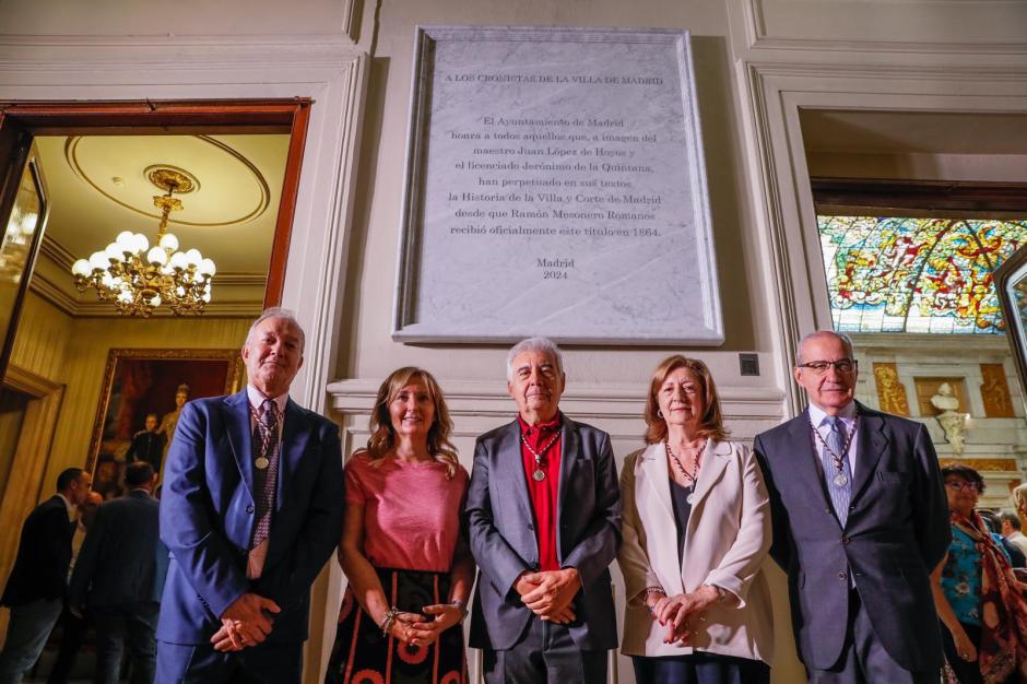 Cronistas de la Villa reconocidos por el Ayuntamiento de Madrid