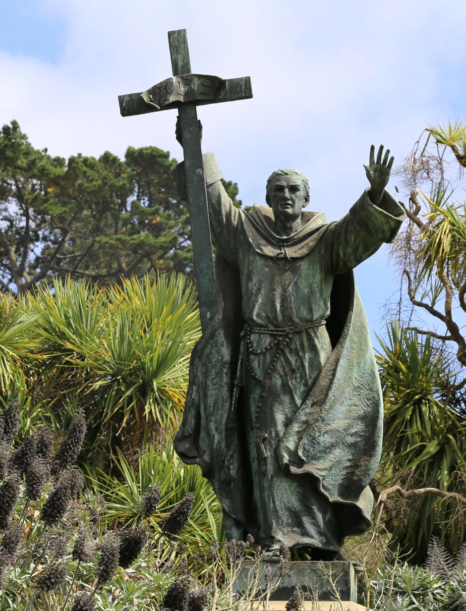 Junípero Serra, conocido como el "apóstol de California"