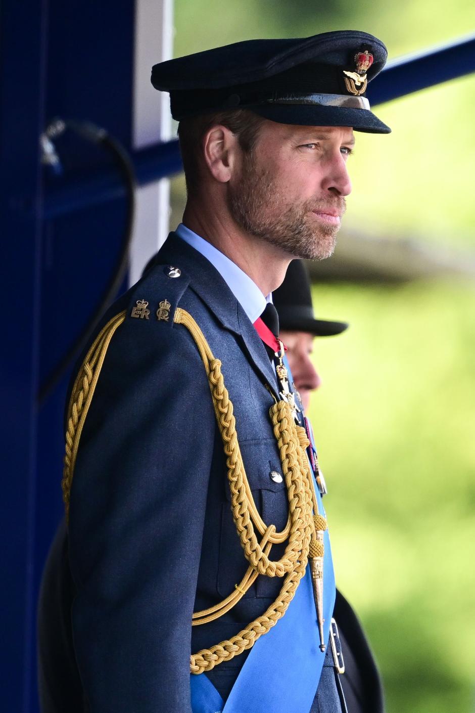 El Príncipe Guillermo, en el Royal Air Force College, en Cranwell, Lincolnshire.