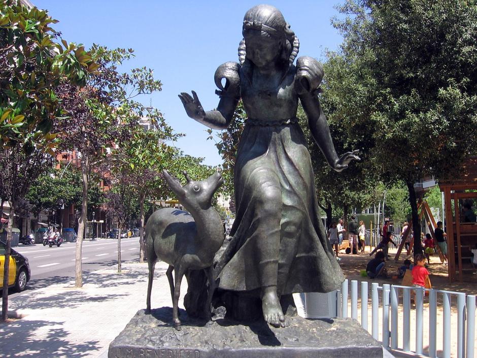 La fuente de la Blancanieves, en Barcelona