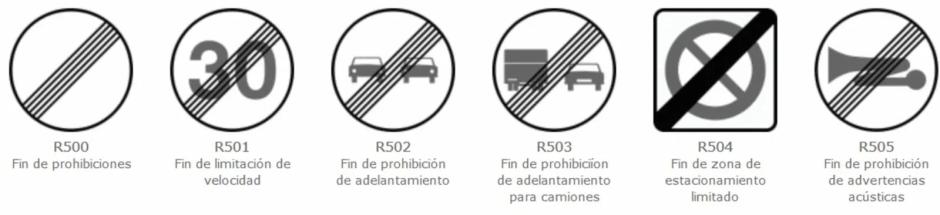 Señal R500, adiós a las prohibiciones vigentes