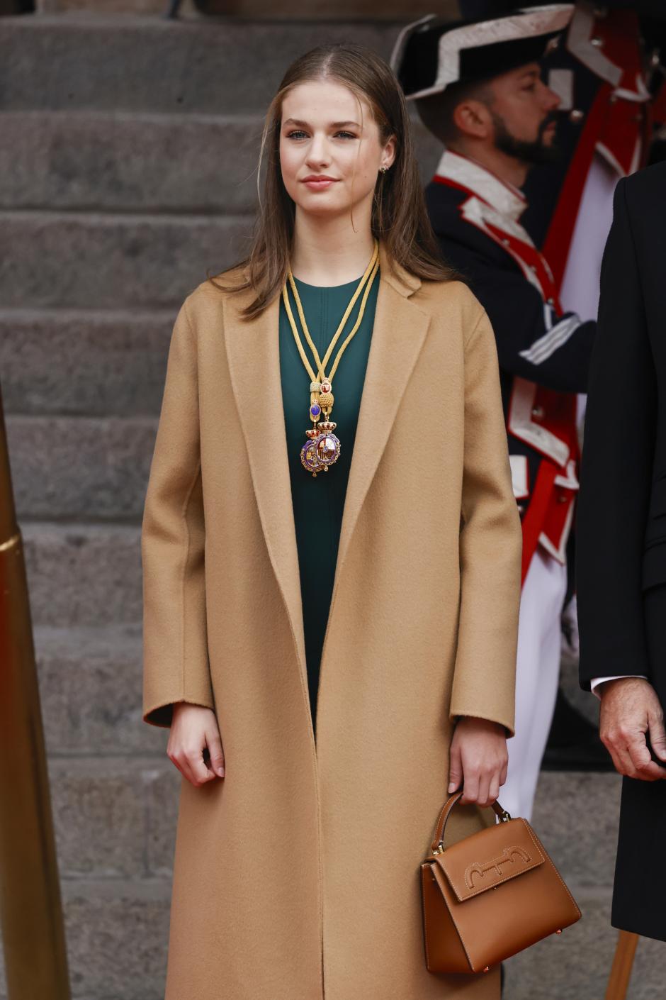 Princess Leonor de Borbon during the opening ceremony of the XV / 15 Legislature in the Congress of Deputies in Madrid on Wednesday, 29 November 2023.