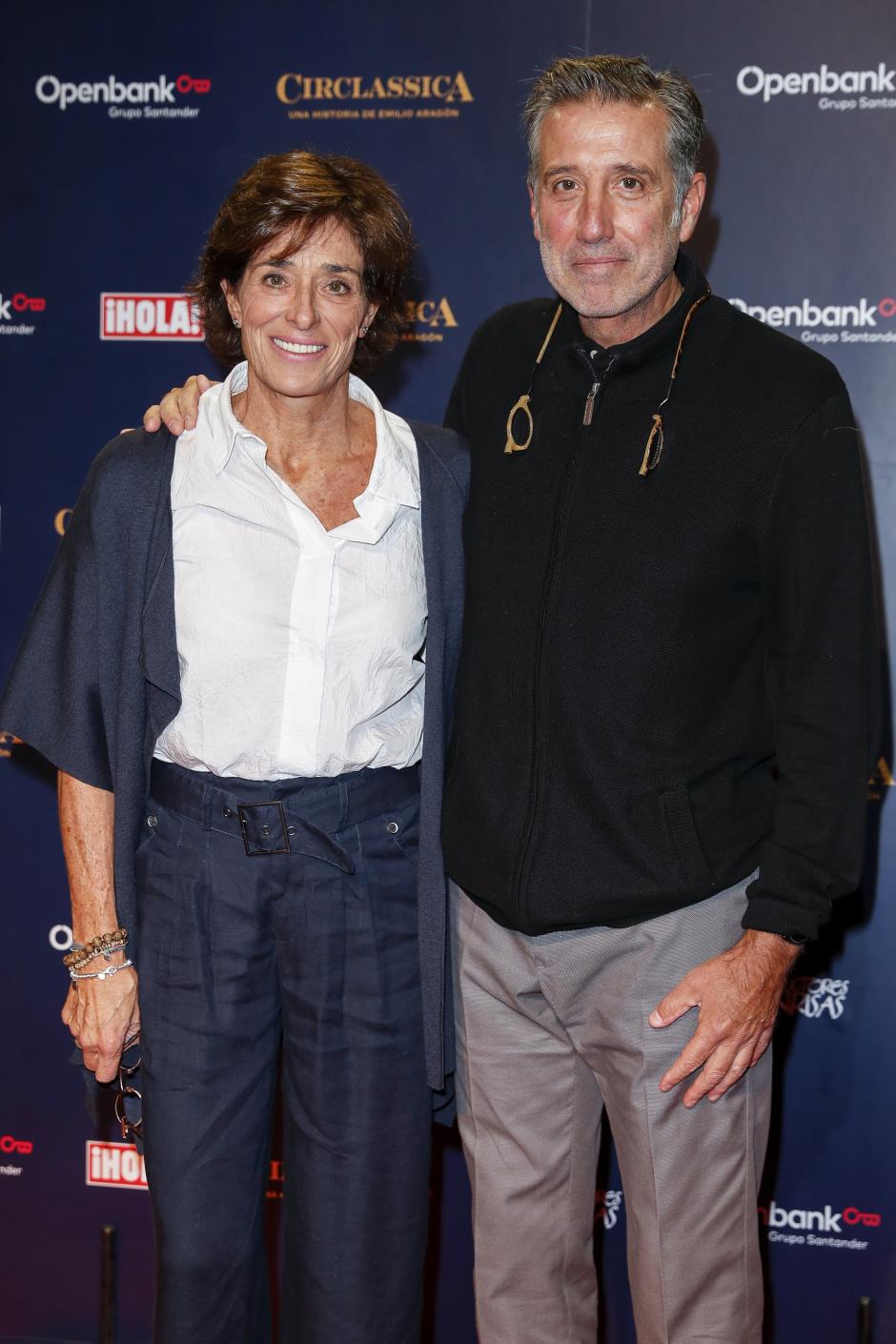 Emilio Aragon and Aruca Fernandez Vega during premiere  “Circlasica “ play in Madrid on Friday , 30 November 2018