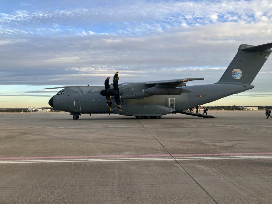 El A400M que partició en la gestaPpacific Skies del Ejército del Aire y del Espacio