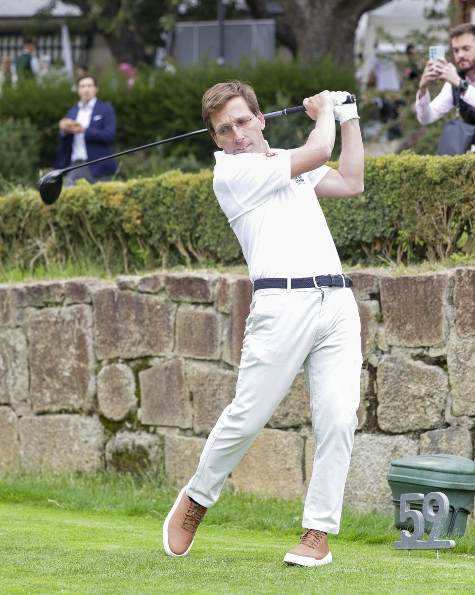 Politician Jose Luis Martinez -almeida
 during the XXIII Charity Golf Tournament Clínica Menorca Foundation in Madrid. September 19 2024