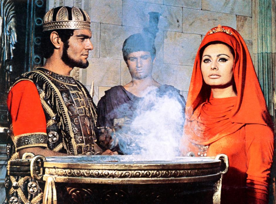 THE FALL OF THE ROMAN EMPIRE, Omar Sharif, Sophia Loren, 1964