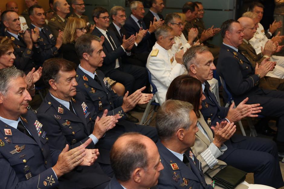 Un momento del acto de toma de posesión del teniente general Miguel Ivorra