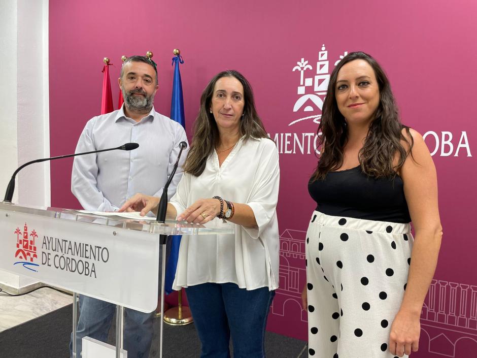 Rafael Saco, Paula Badanelli y Marta León