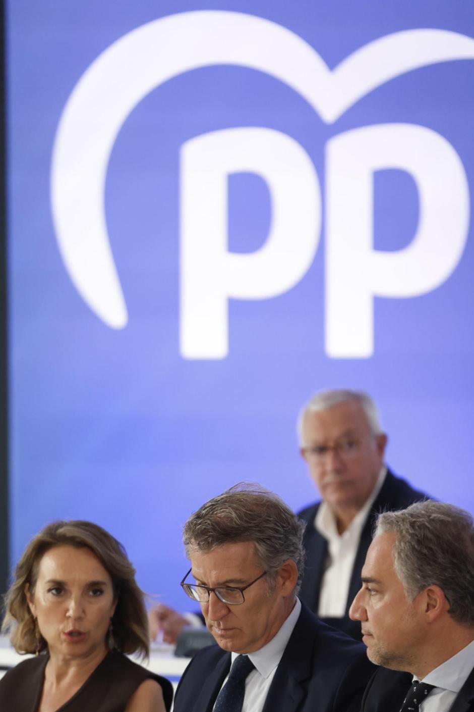 El presidente del PP, Alberto Núñez Feijóo