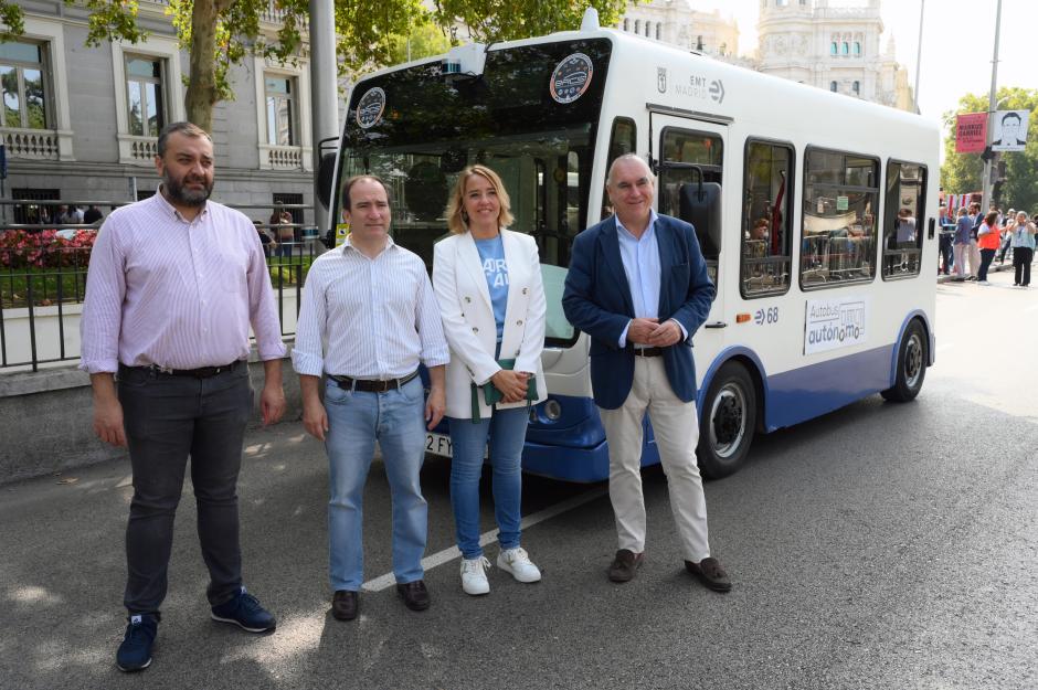 Así luce el autobús autónomo de Madrid