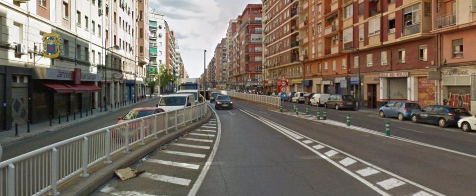 Avenida Pérez Galdós de Valencia, en una imagen de archivo