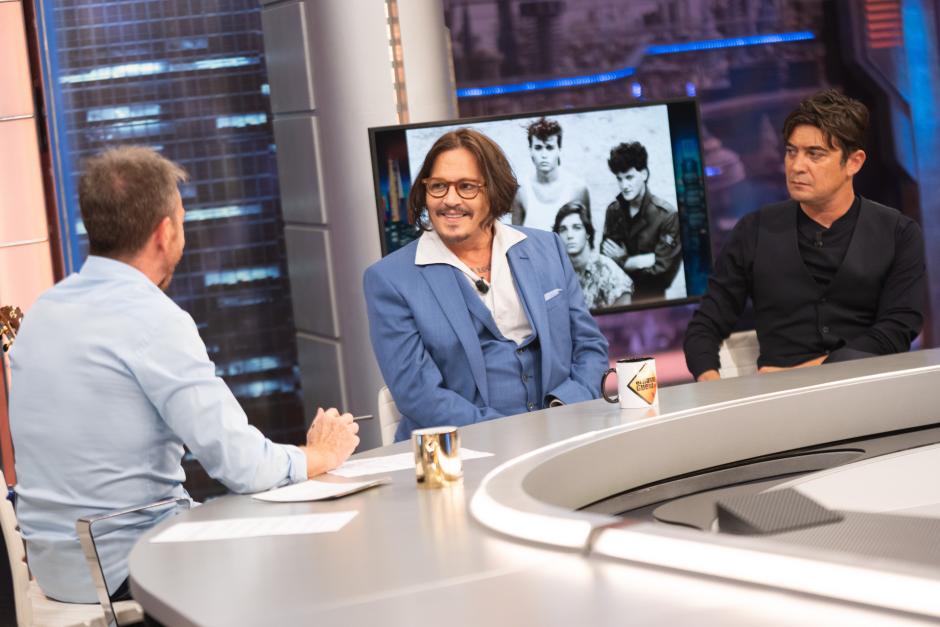 Johnny Depp y Riccardo Scamarcio, en 'El Hormiguero'