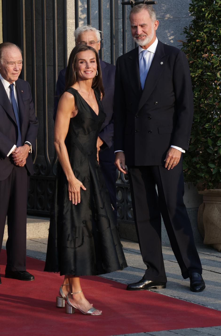 Spanish King Felipe VI and Queen Letizia attending the opening of the season of the Royal Theatre 2024 / 2025 in Madrid on Monday, 23 September 2024.