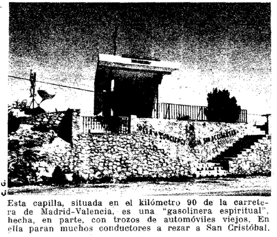 Una información del diario ABC de abril de 1973 que se refiere a la ermita