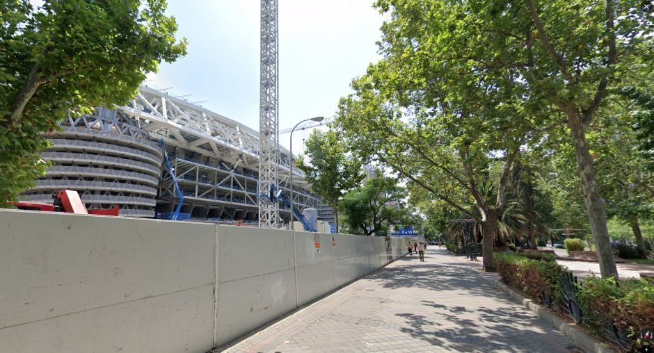 Obras del Santiago bernabéu