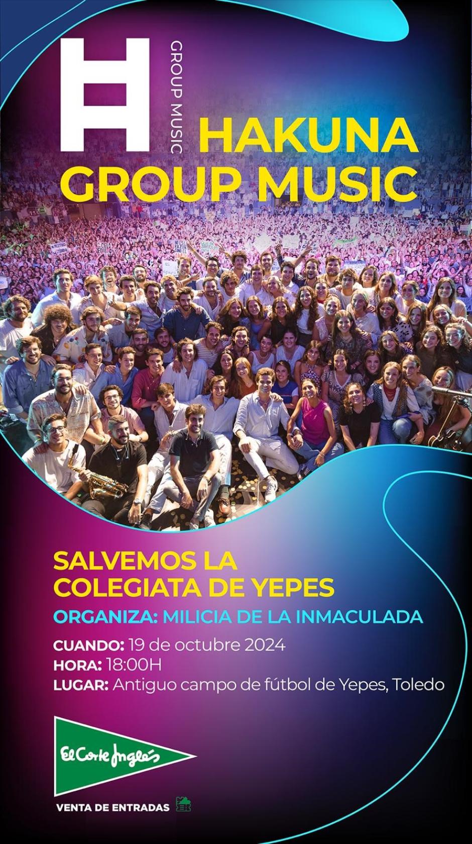 El cartel del concierto de Yepes