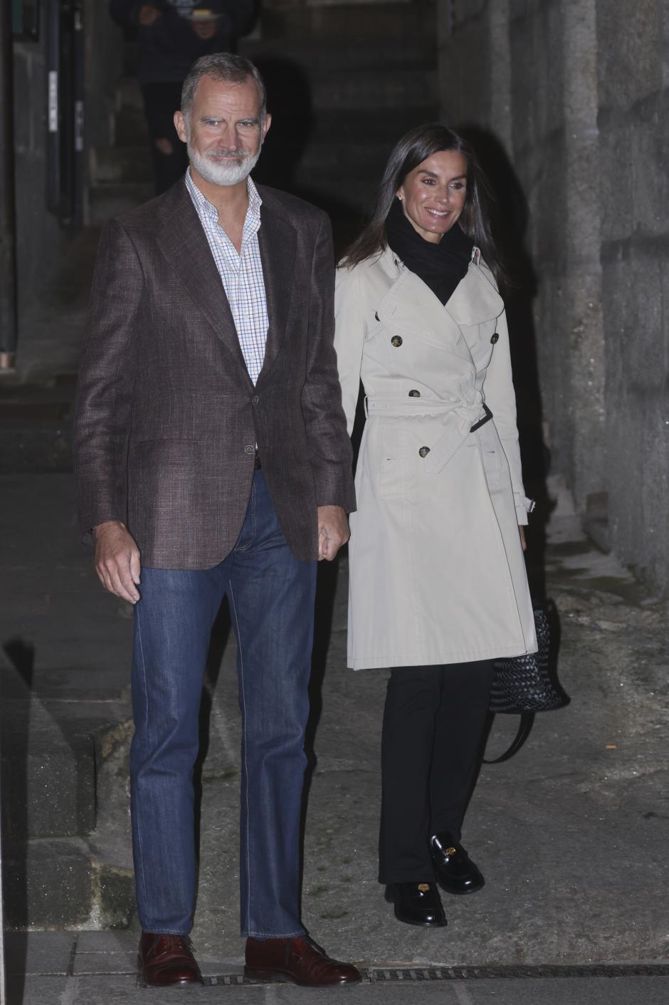 King Felipe VI and Queen Letizia in Marin, September 27, 2024