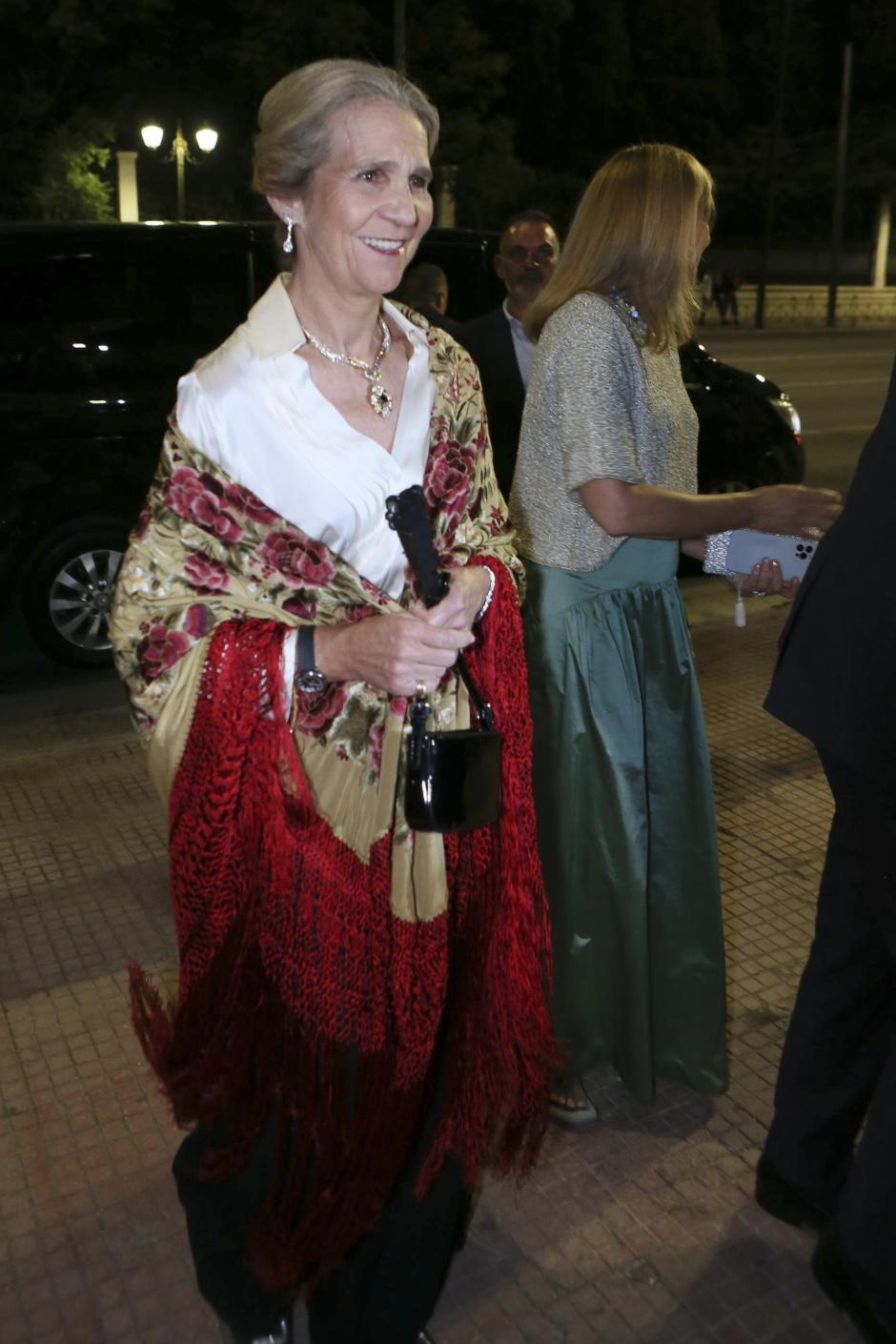 The daughter of Queen Sofia of Greece.Arrivals at pre- wedding party at Byzantine museum in Athens.

Athens √¢¬Ä¬ì Byzantine Museum, GREECE-27/09/2024

Queen Sofia of Spain, accompanied by her family, attended a pre-wedding party held at the Byzantine Museum in Athens. The event brought together royal and distinguished guests ahead of the wedding celebrations, showcasing the close ties between the Spanish and Greek royal families. The Byzantine Museum, a historical venue, provided a majestic backdrop for the evening's festivities.//VAFEIADAKIS_Sipa.01.0960/Credit:VAFEIADAKIS ARISTIDIS/SIPA/2409272239