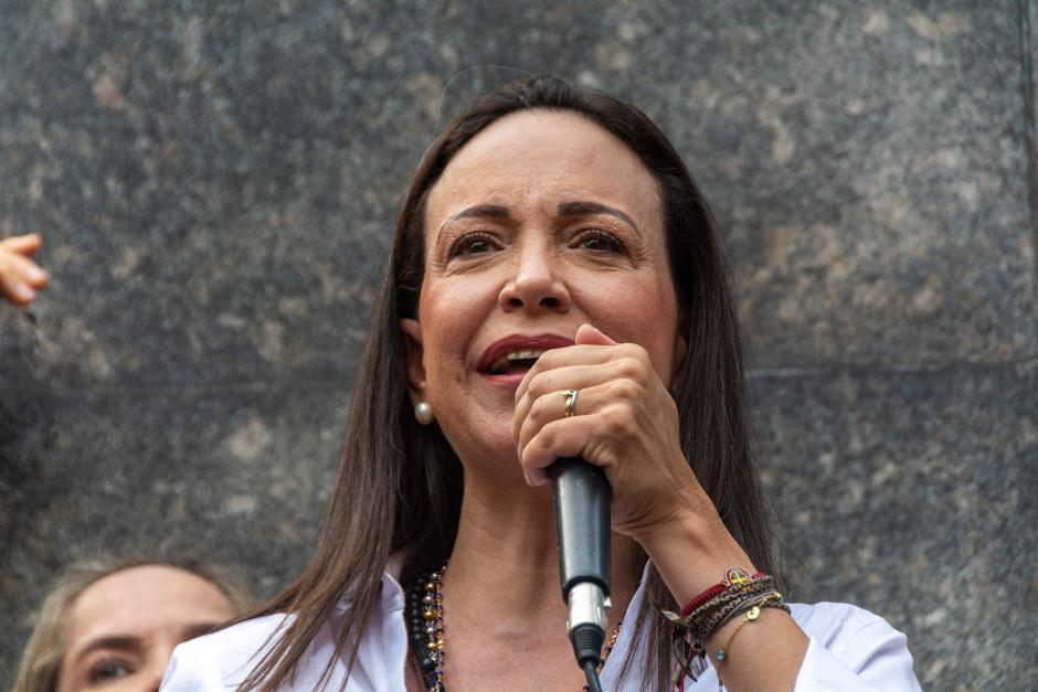 La líder opositora de Venezuela, María Corina Machado