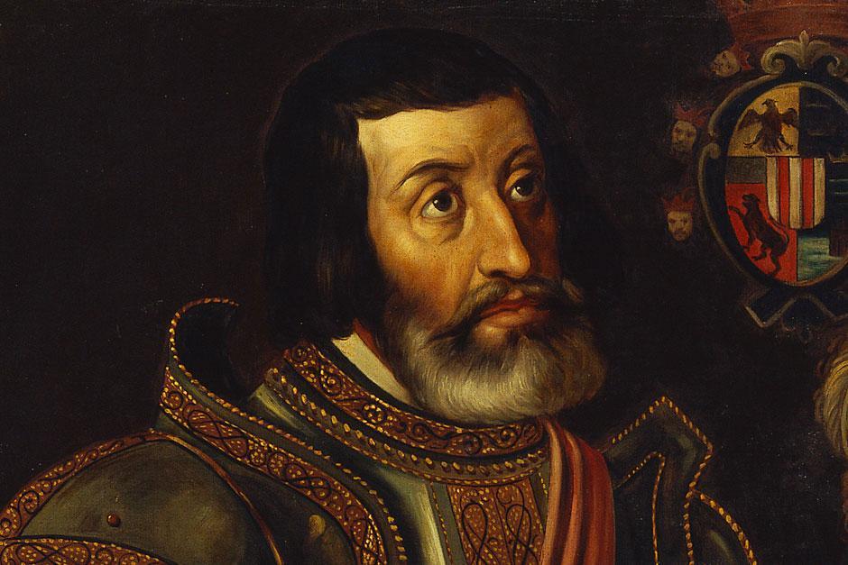 Retrato de Hernán Cortés