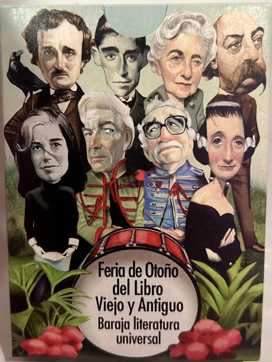 La baraja está disponible en la Feria del Libro Viejo y Antiguo