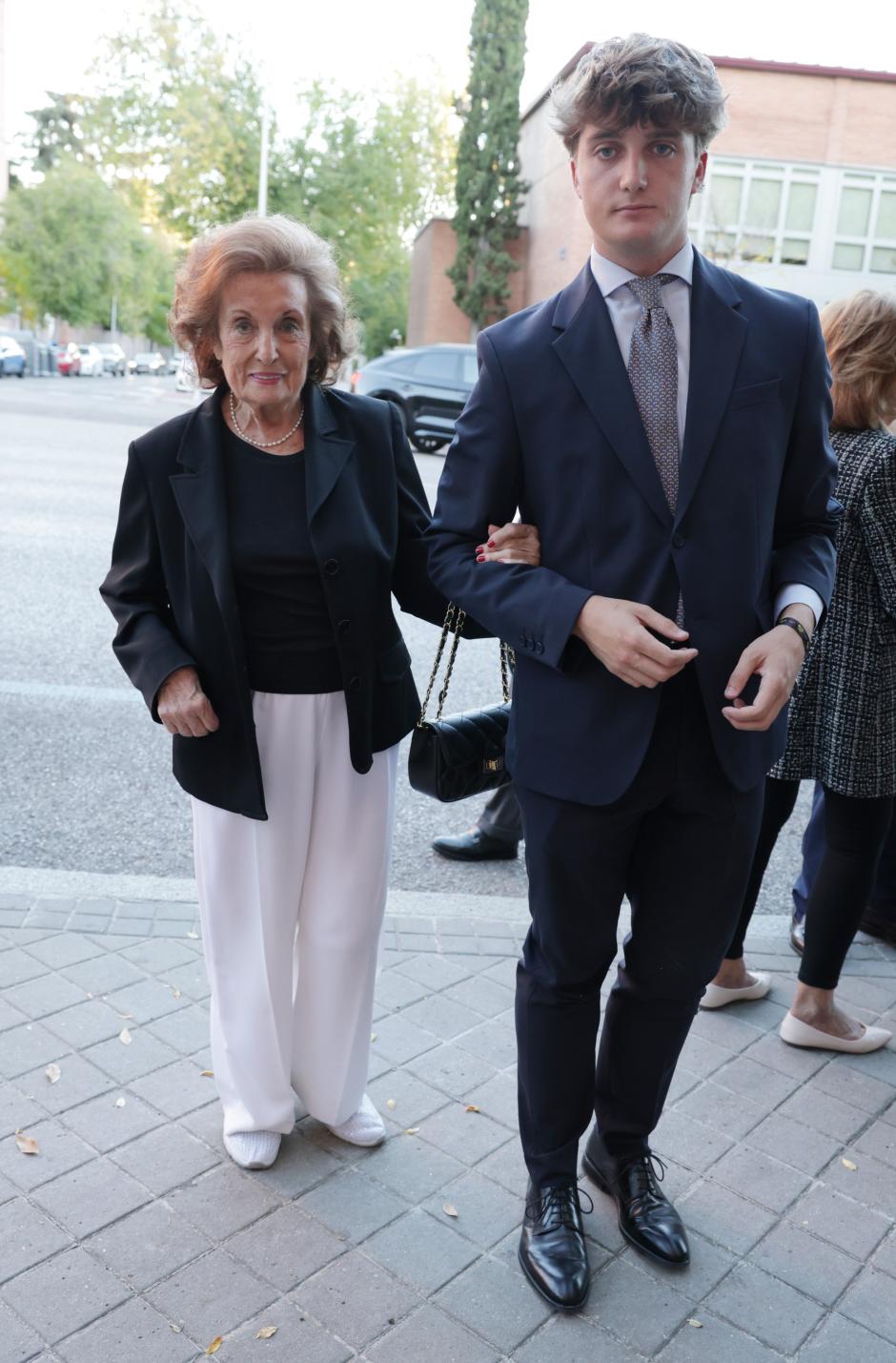 during funeral of Paco Camino in Madrid on Tuesday, 1 October 2024.