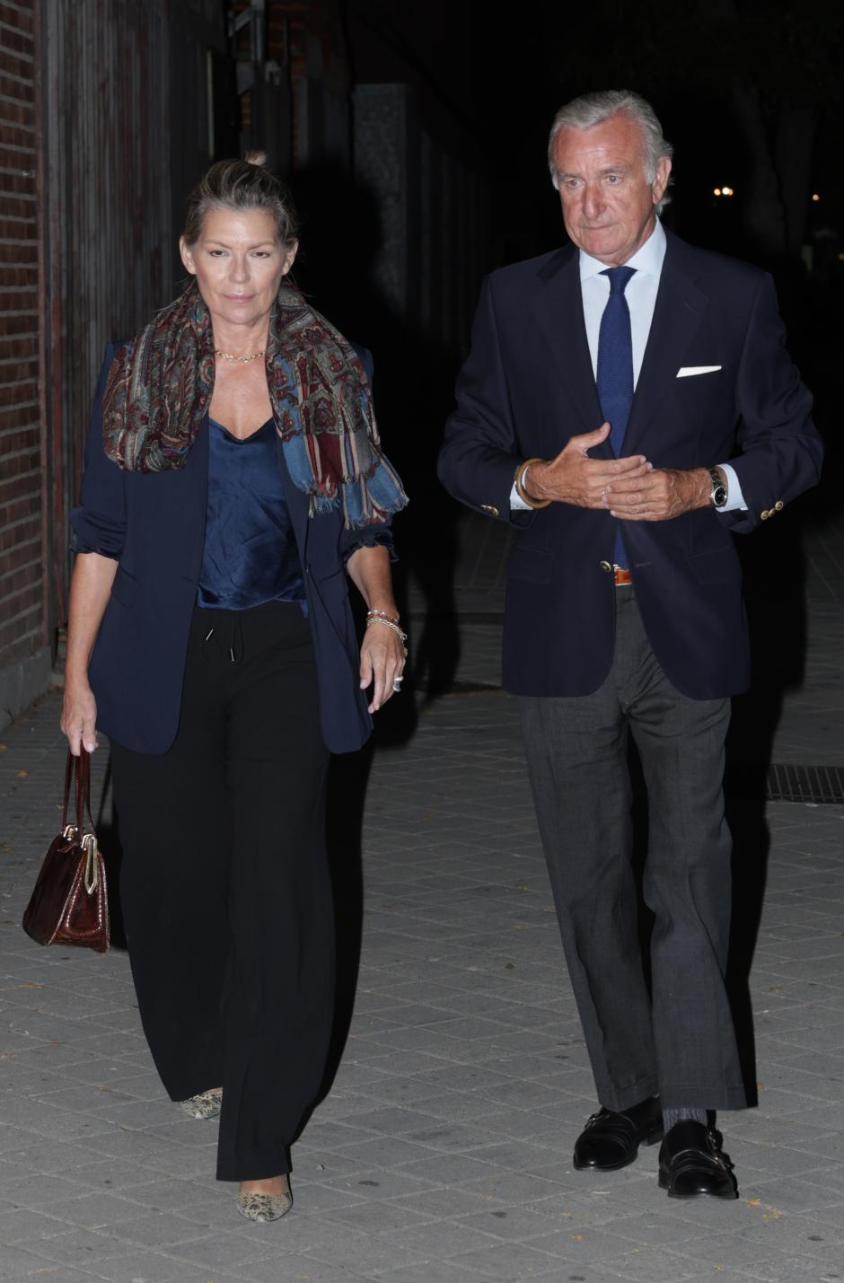 Mariam Camino,Paloma Cuevas  during funeral of Paco Camino in Madrid on Tuesday, 1 October 2024.