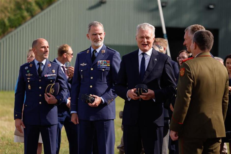 El teniente coronel explicó la misión española en el Báltico al Rey el pasado mes de junio