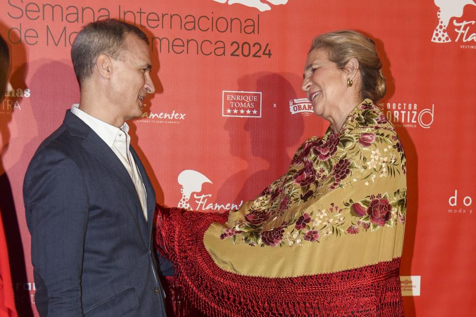 Infanta Elena de Borbon during inauguration of Simof 2024 in Sevilla on Thursday, 18 January 2024.